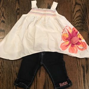 Kenneth Cole 2pc Capri set 12 months